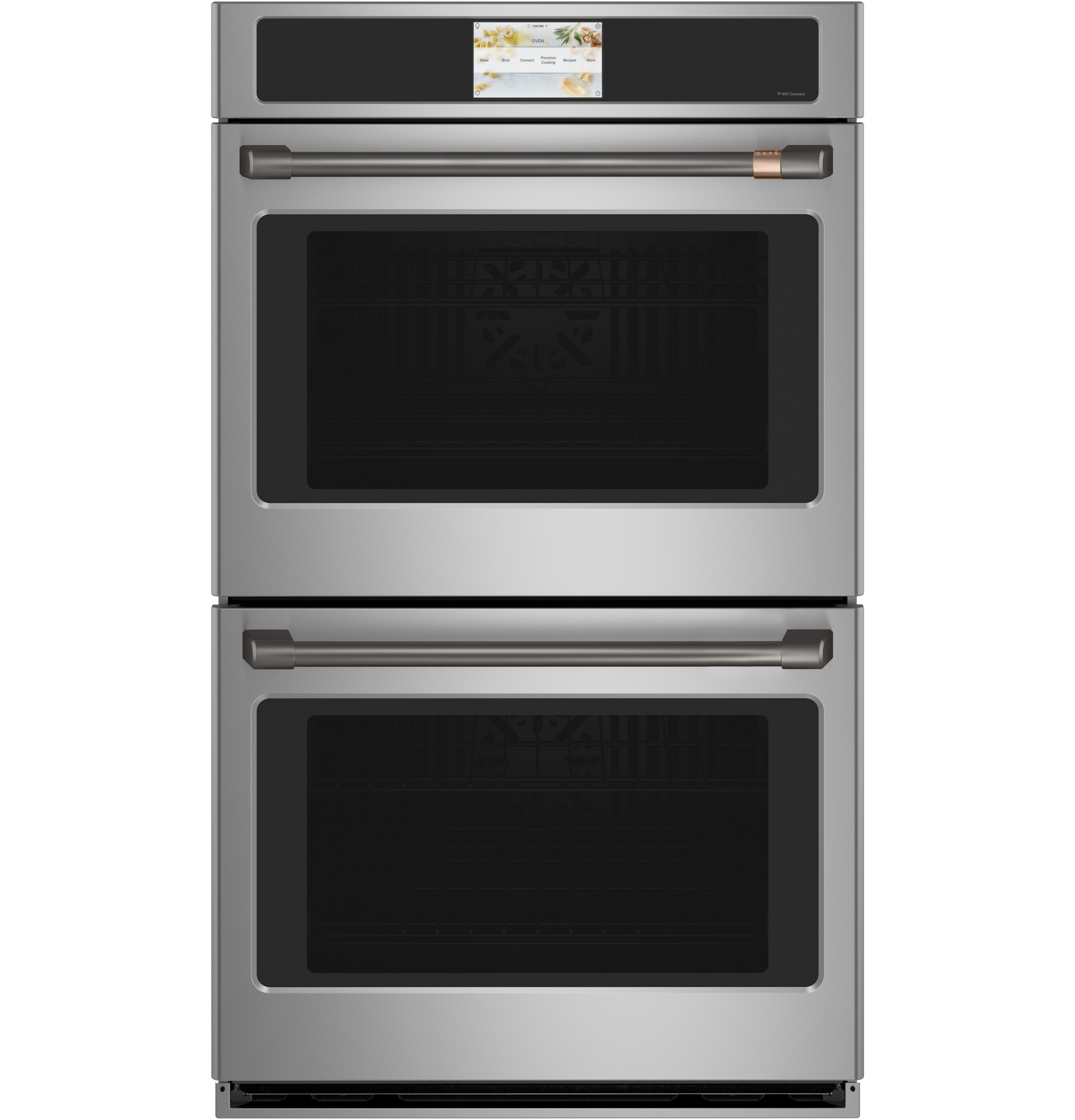 Cafe 27 in 2 Pack Wall Oven Handle Brushed Black