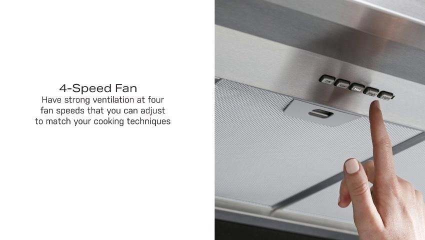 GE 30 in Designer Wall Mount Hood with Dimmable LED Lighting