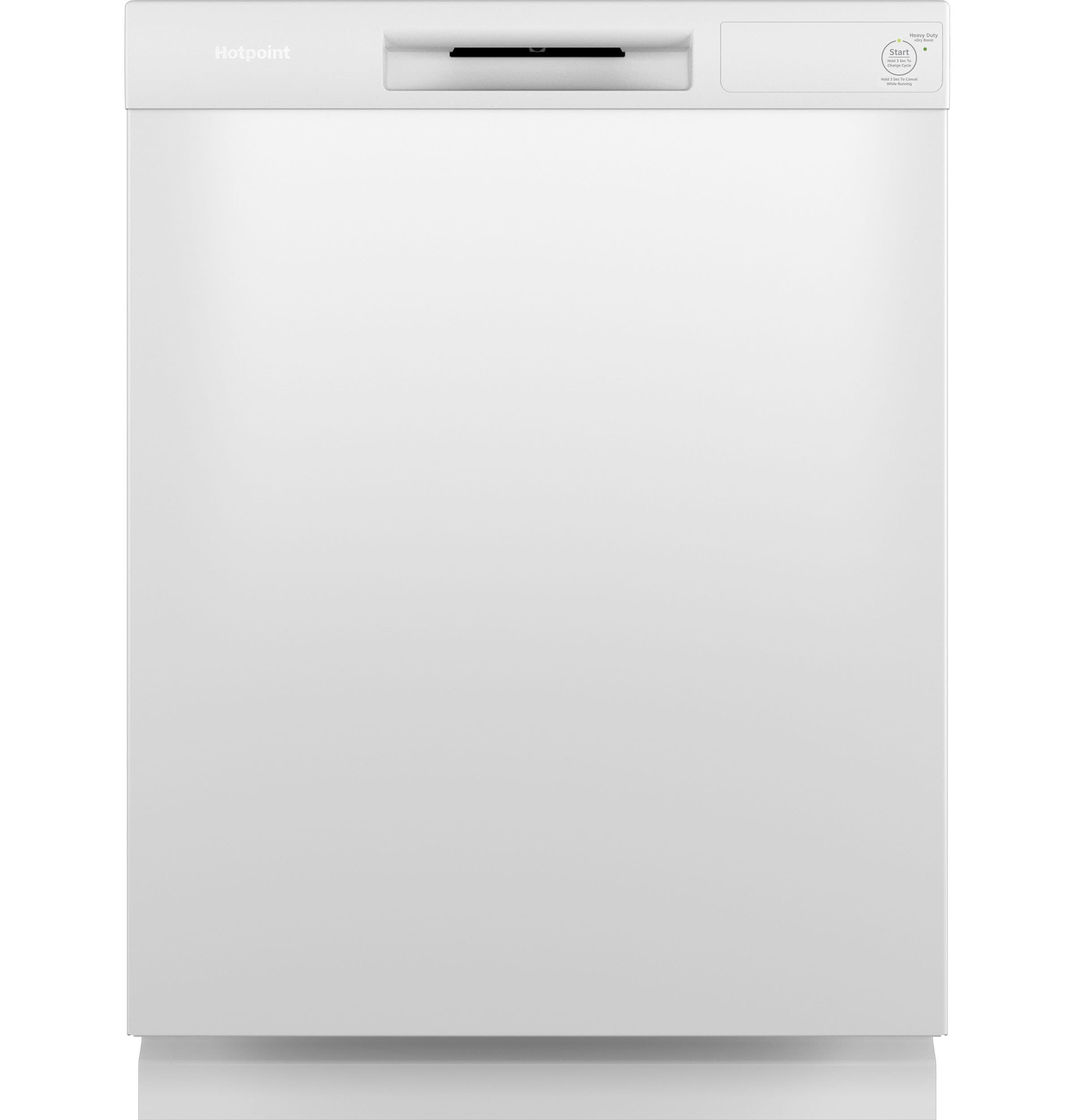Hotpoint Front Control 24 in Built In Dishwasher White 60 dBA