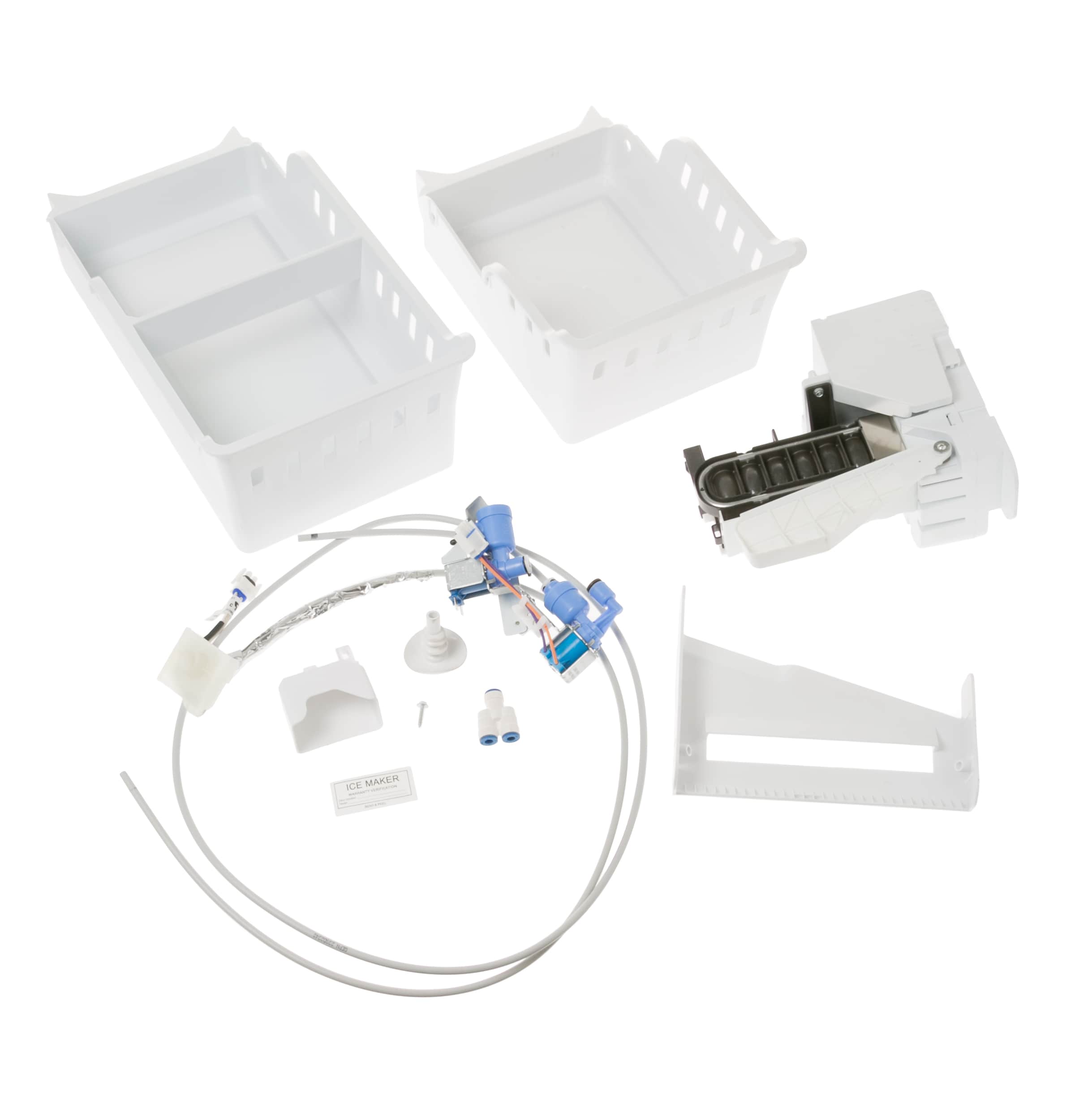 GE French Door Refrigerator Ice Maker- White