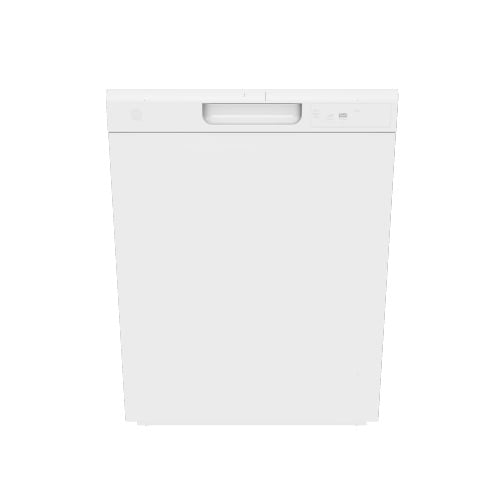 GE Dry Boost Front Control 24 in Built In Dishwasher White 60 dBA