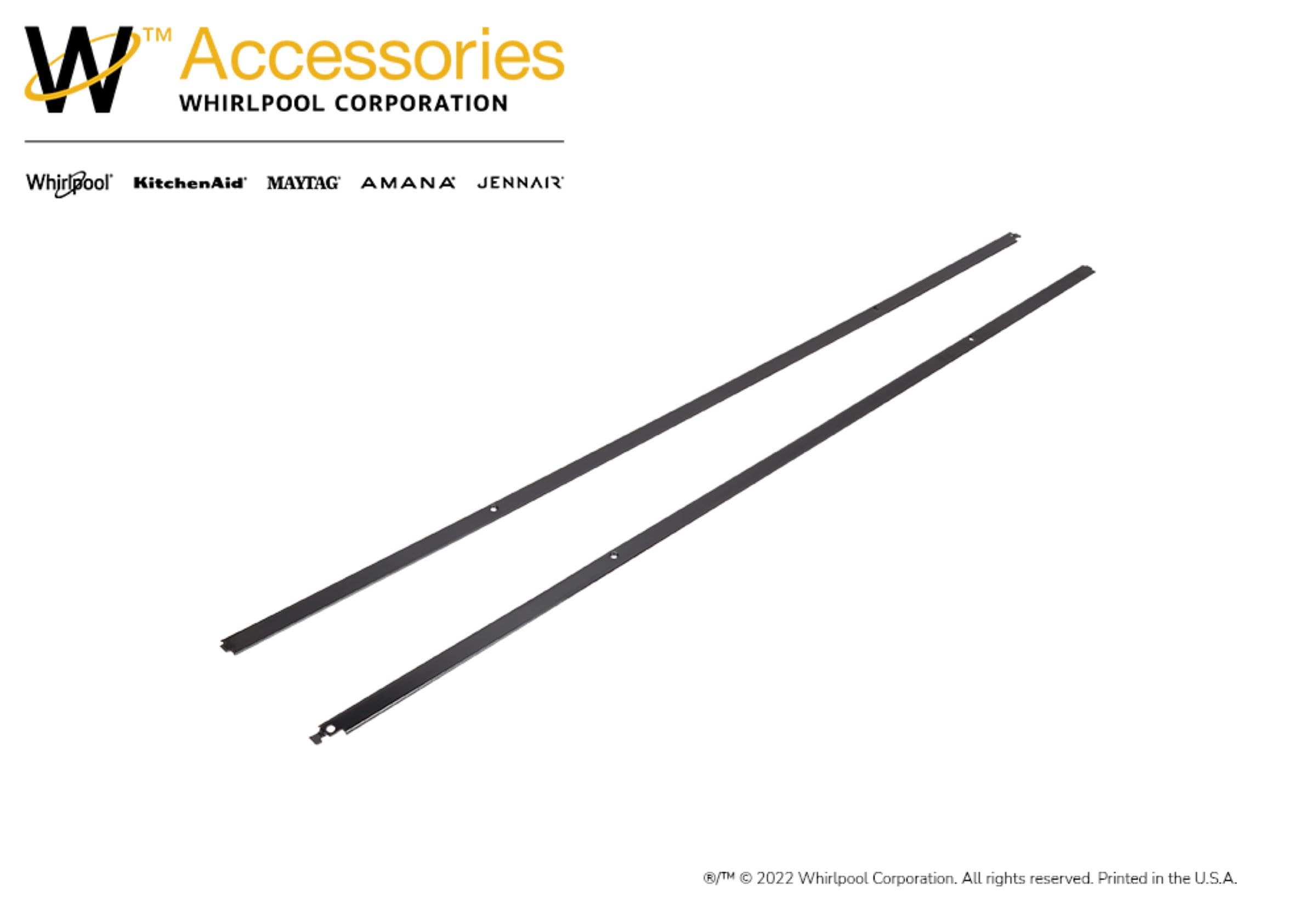 Whirlpool Gas and electric range Filler trim kit ( Black )