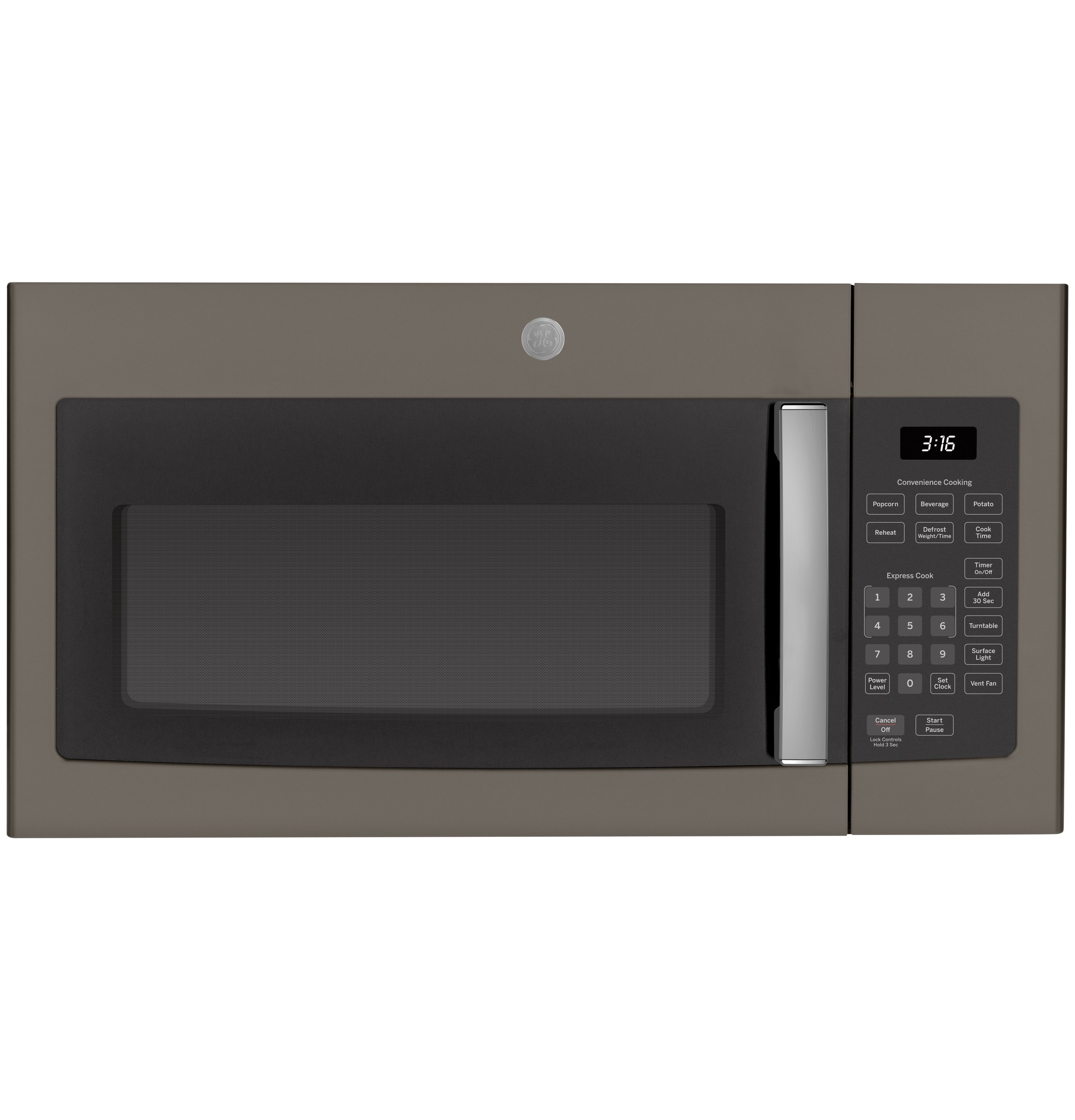 GE 1 6 cu ft 1000 Watt Over the Range Microwave Slate