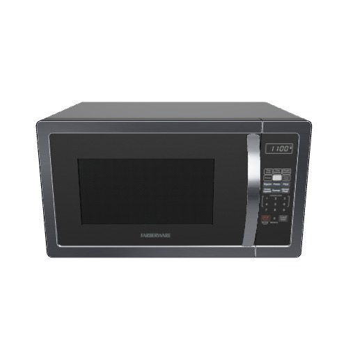 Farberware Classic 1 1 Cu Ft 1000 Watt Microwave Oven Black Stainless Steel