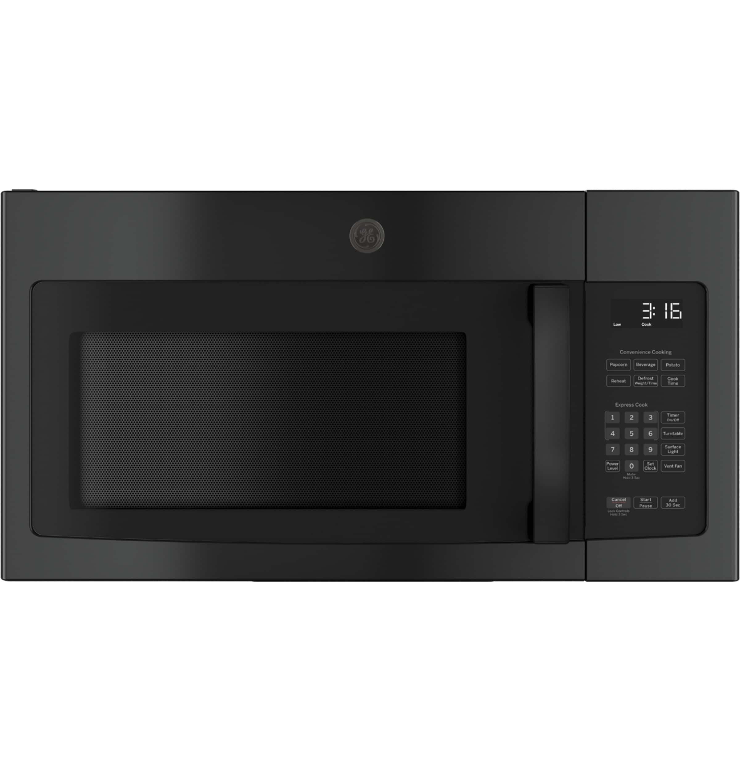 GE 1 6 cu ft 1000 Watt Over the Range Microwave Black