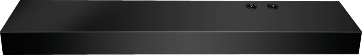 Frigidaire 30 in 230 CFM Convertible Black Wall Mounted Range Hood with Charcoal Filter