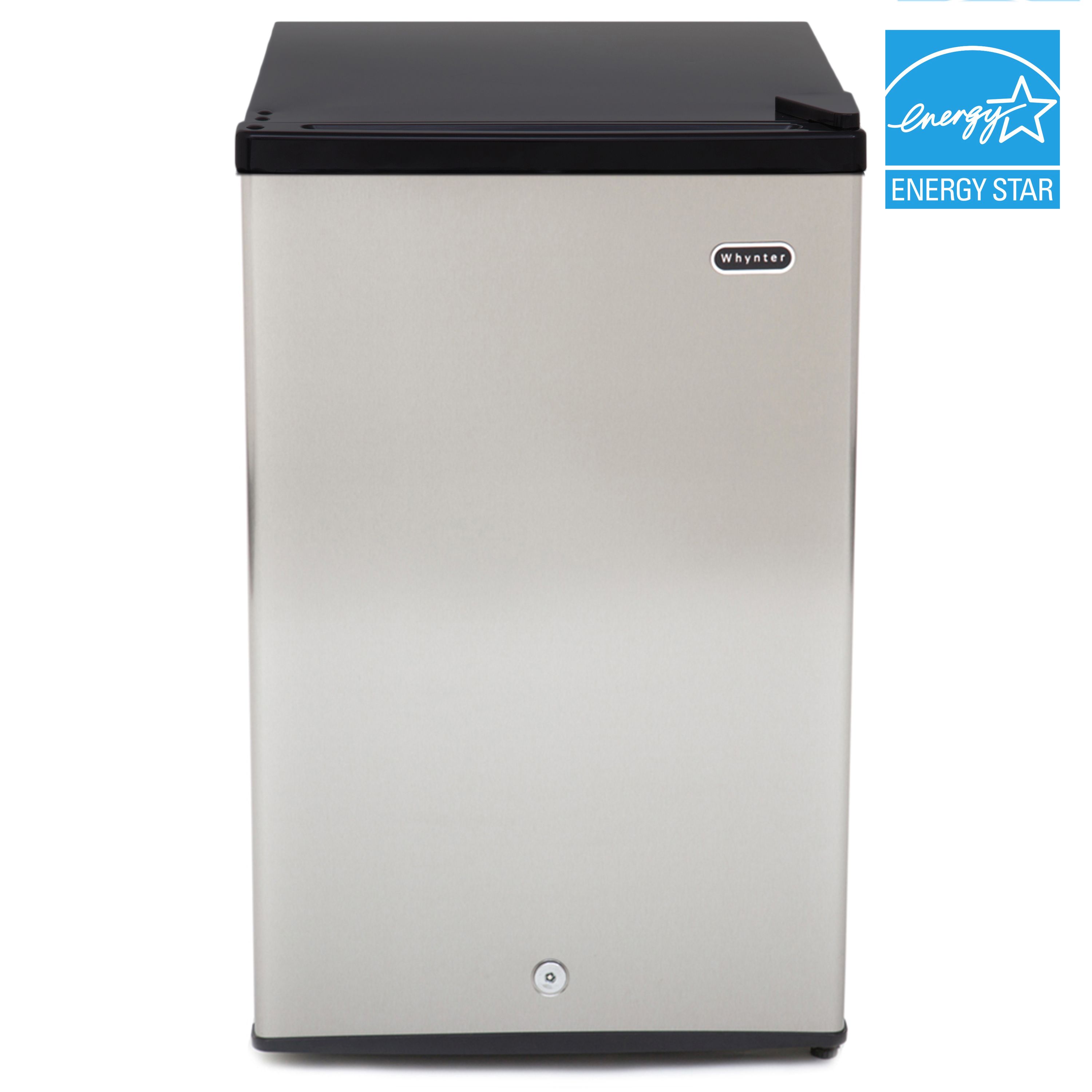 Whynter 3 cu ft Upright Freezer Stainless Steel ENERGY STAR