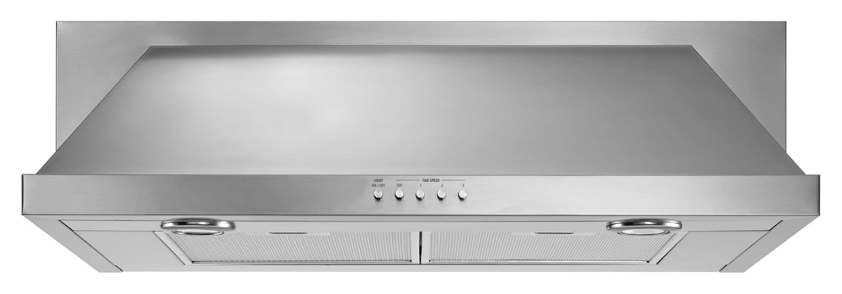 Whirlpool 36 in Convertible Stainless Undercabinet Range Hood Common 36 in Actual 36 in