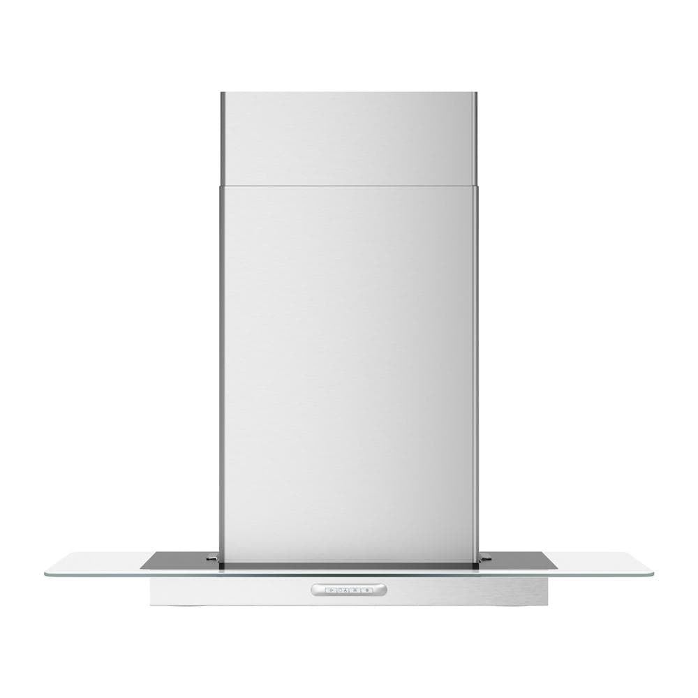 Whirlpool Convertible Wall Mounted Range Hood Stainless Steel Actual 30 in