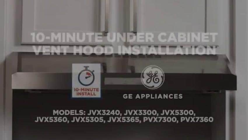 GE 30 in Ducted Stainless Steel Undercabinet Range Hood Common 30 in Actual 29 875 in