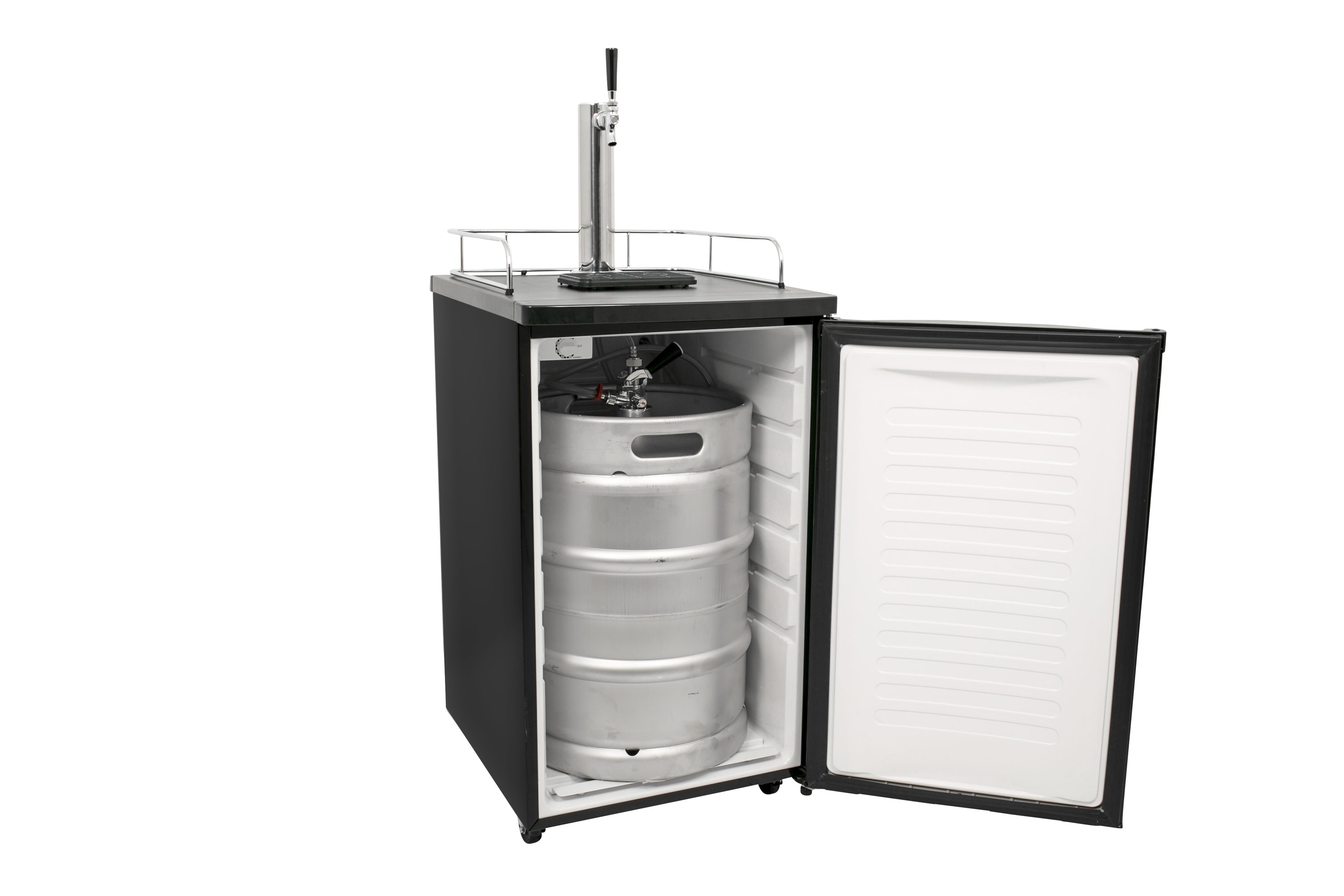EdgeStar Single tap Half-barrel keg Stainless steel Manual Freestanding Beer kegerator