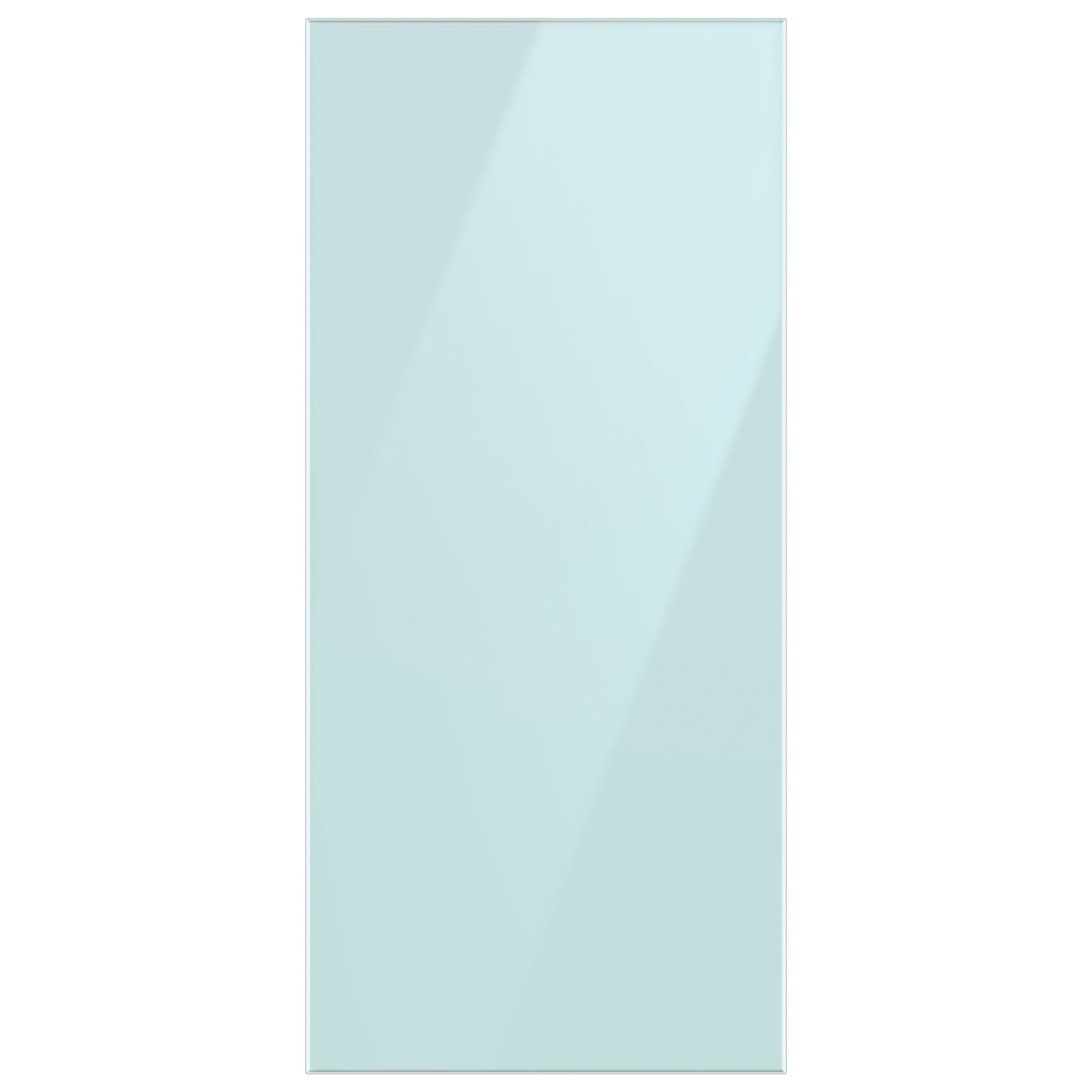 Samsung Bespoke 4-door Flex Refrigerator Top Panel In Morning Blue Glass