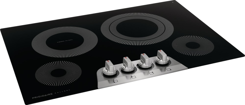 Frigidaire Gallery 30-in 4 burners Smooth Surface (Radiant) Stainless steel Electric Cooktop