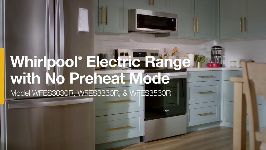 Whirlpool 30-in Glass Top 5 burners 5.3-cu ft Freestanding Electric Range ( Fingerprint Resistant Stainless Steel )