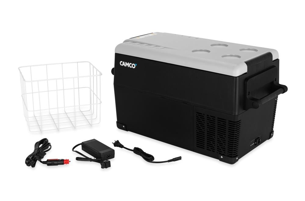 CAMCO 27.87-in W 36 -Can Capacity Black Portable Indoor Beverage Refrigerator