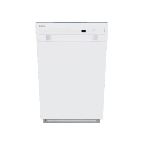 EdgeStar 52 Decibel Front Control 18 in Built In Dishwasher White ENERGY STAR