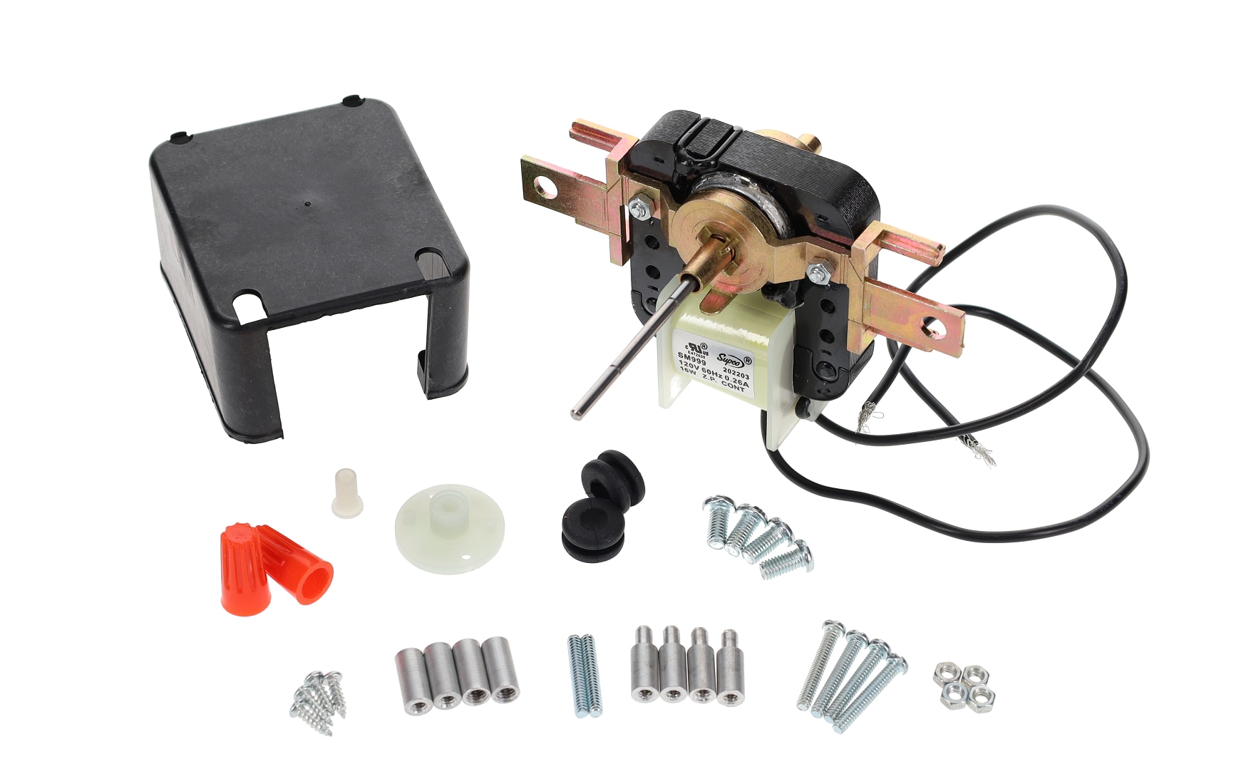 SUPCO Evaporator Fan Motor, Universal, 120v, 3300-RPM, Sm999