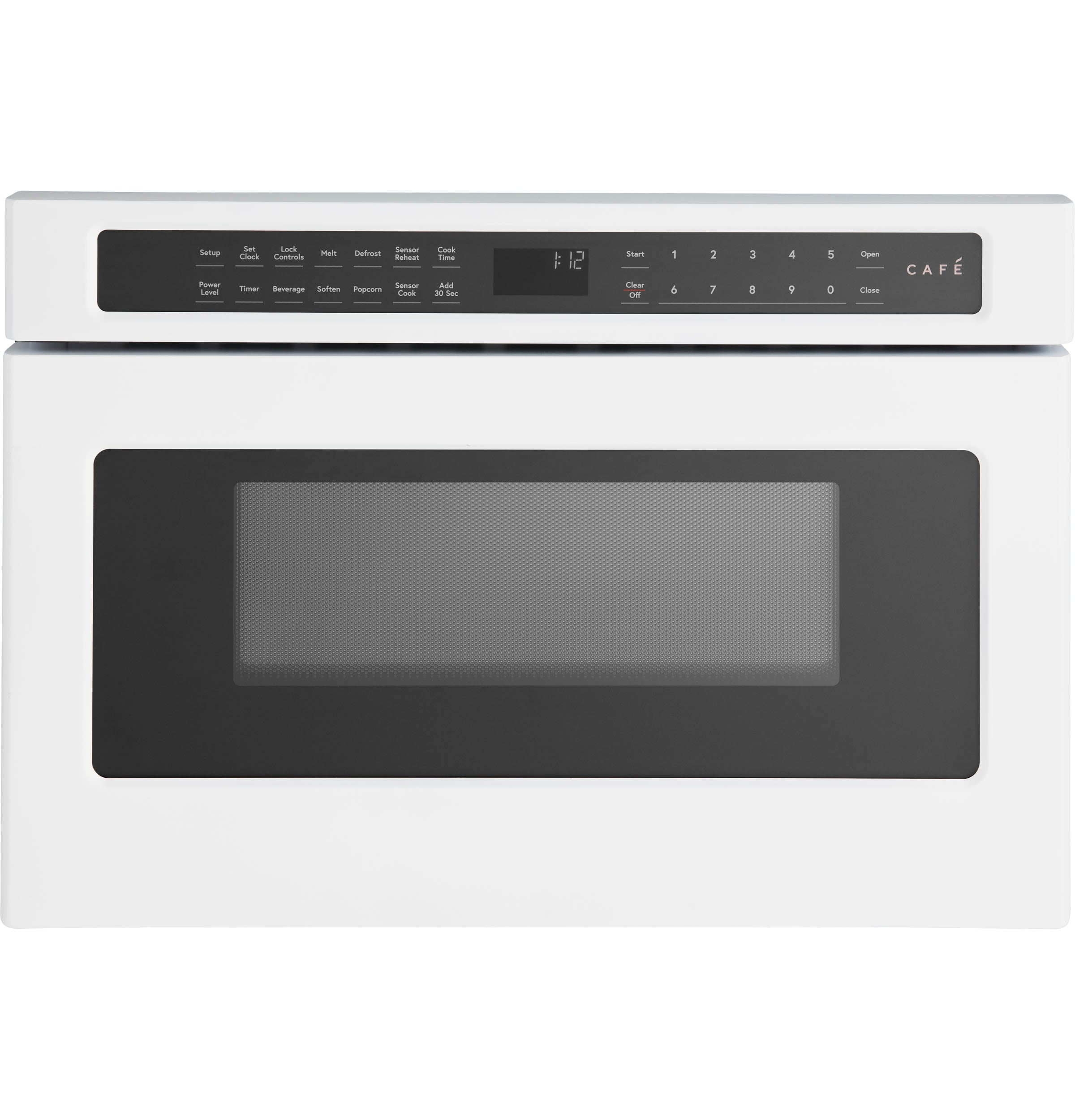 Cafe 23 9 in 1 2 cu ft Electronic 1000 Watt Microwave Drawer Matte White