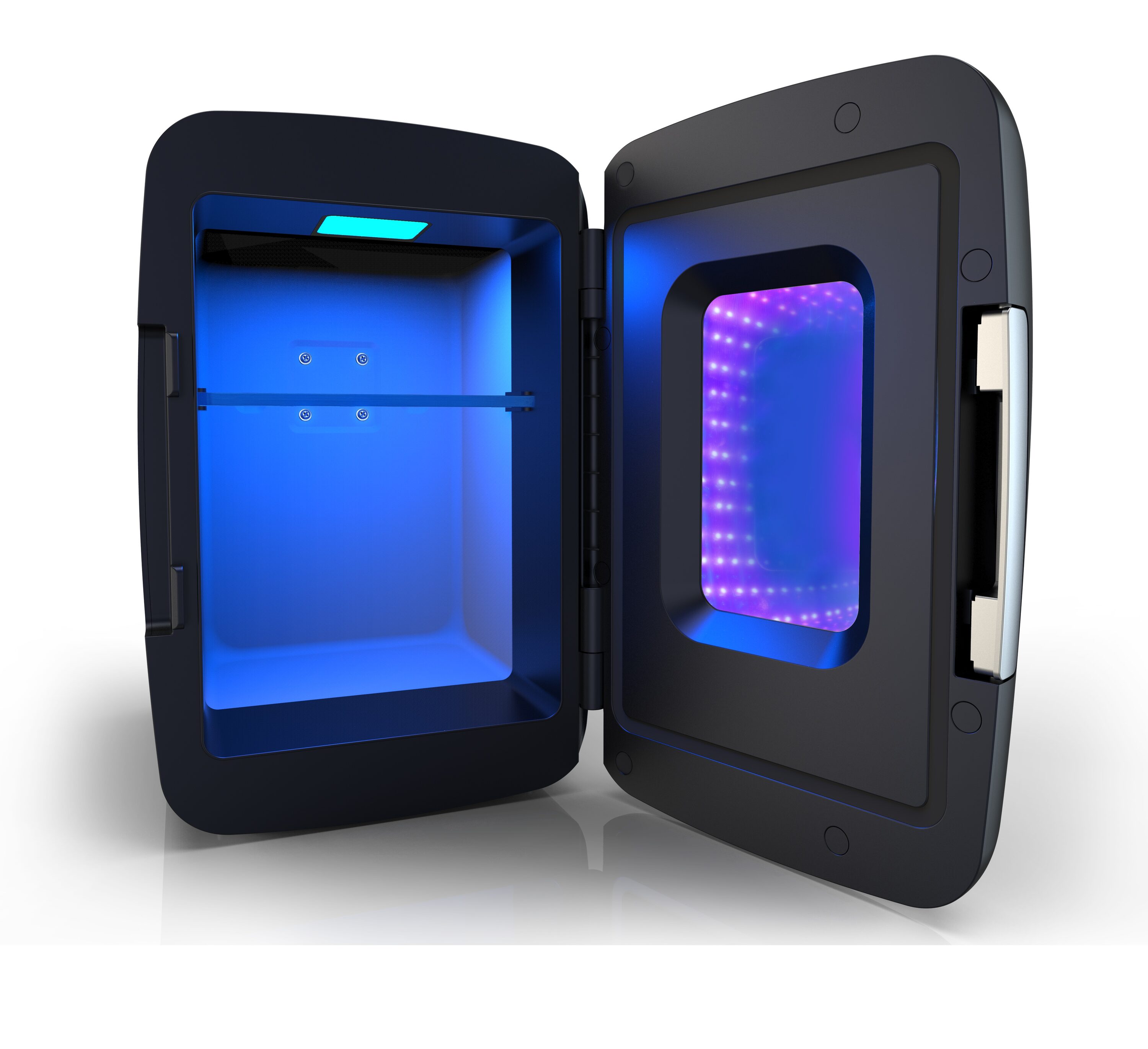 Frigidaire 8-in W 6 -Can Capacity Black Freestanding Indoor Beverage Refrigerator with Glass Door