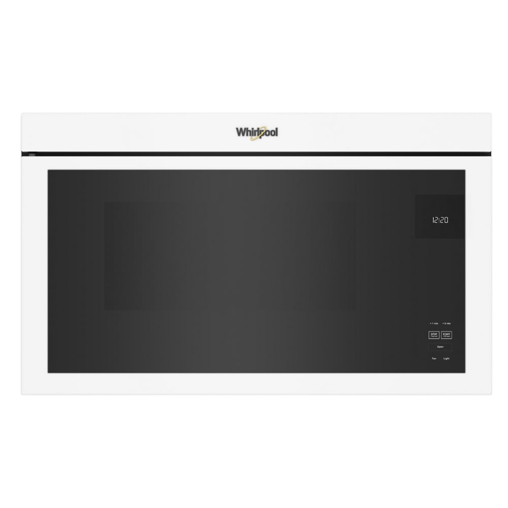 Whirlpool 1 1 cu ft 1000 Watt Over the Range Microwave with Sensor Cooking White