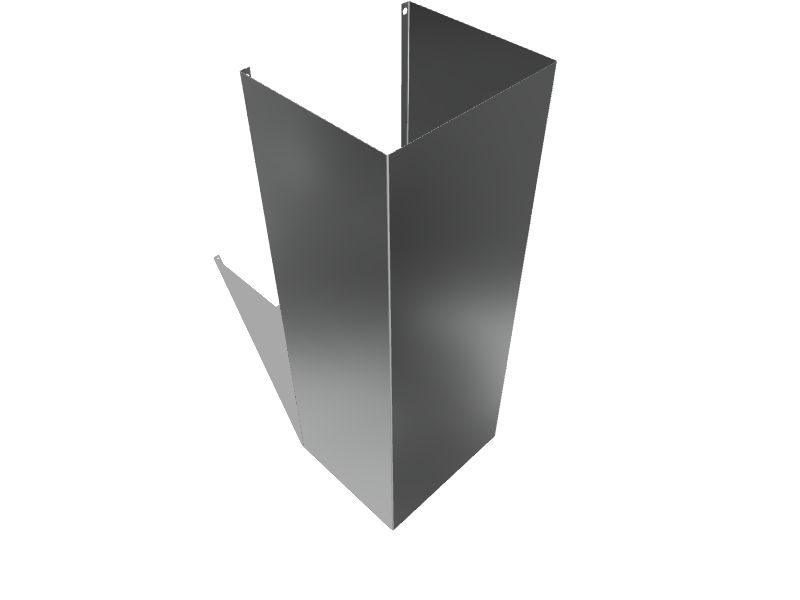 GE Wall mounted Range Hood Flue Cover Stainless Steel