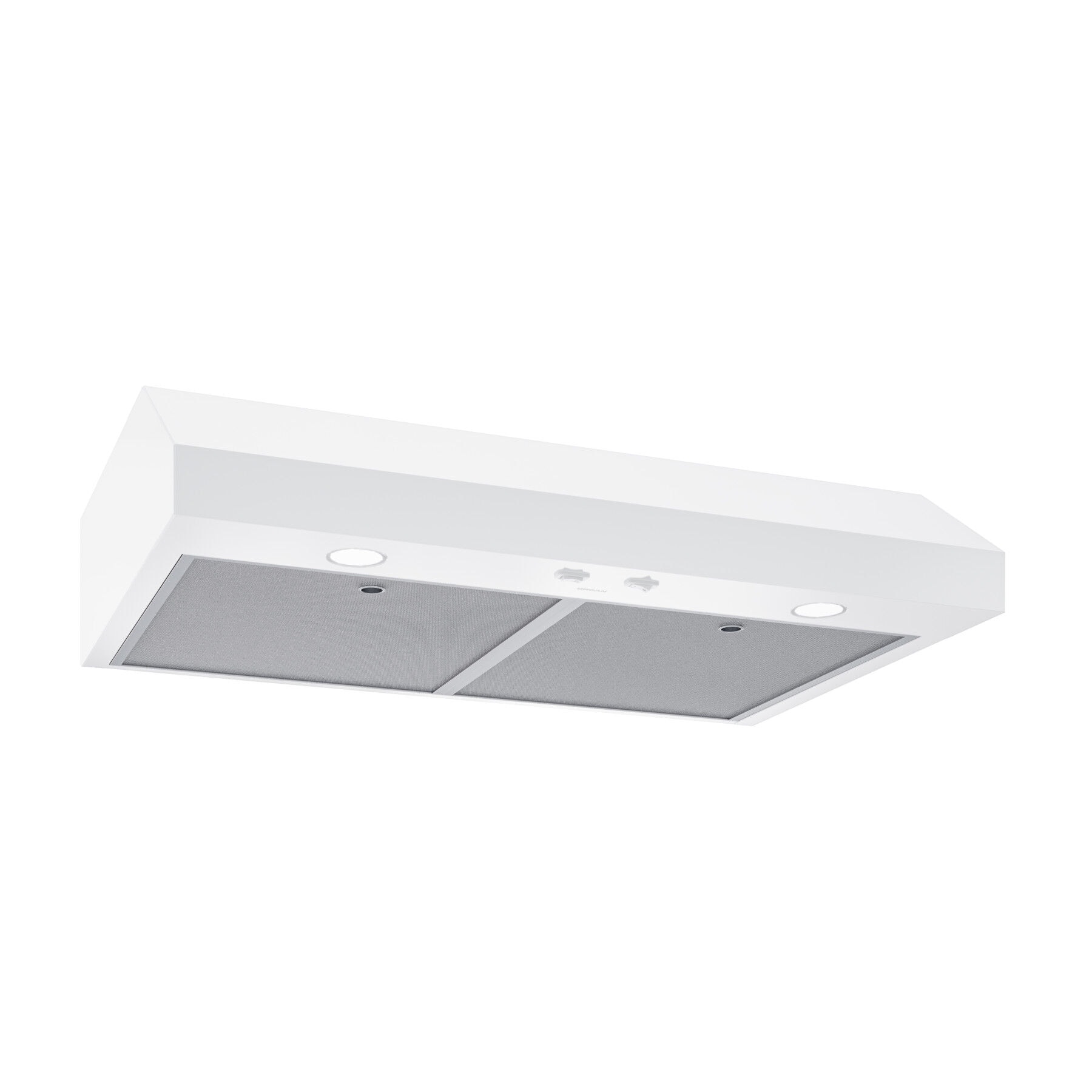 Broan 30 in 350 CFM Convertible White Under Cabinet Range Hood