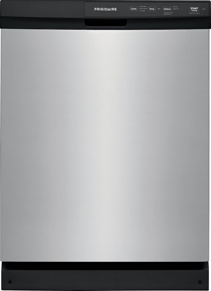 Frigidaire 24-in Front Control Built-in Dishwasher ( Stainless steel ) ENERGY STAR, 55-Decibel Standard Sound Level