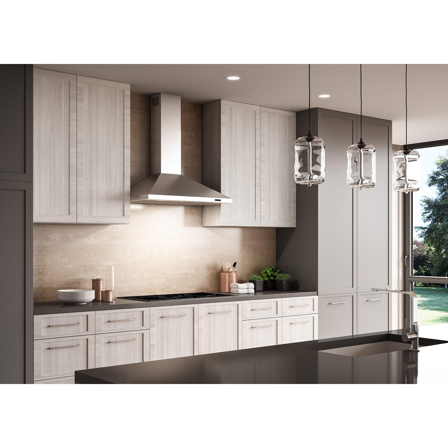 Broan Convertible Stainless Steel Wall Mounted Range Hood Common 30 in Actual 29 938 in