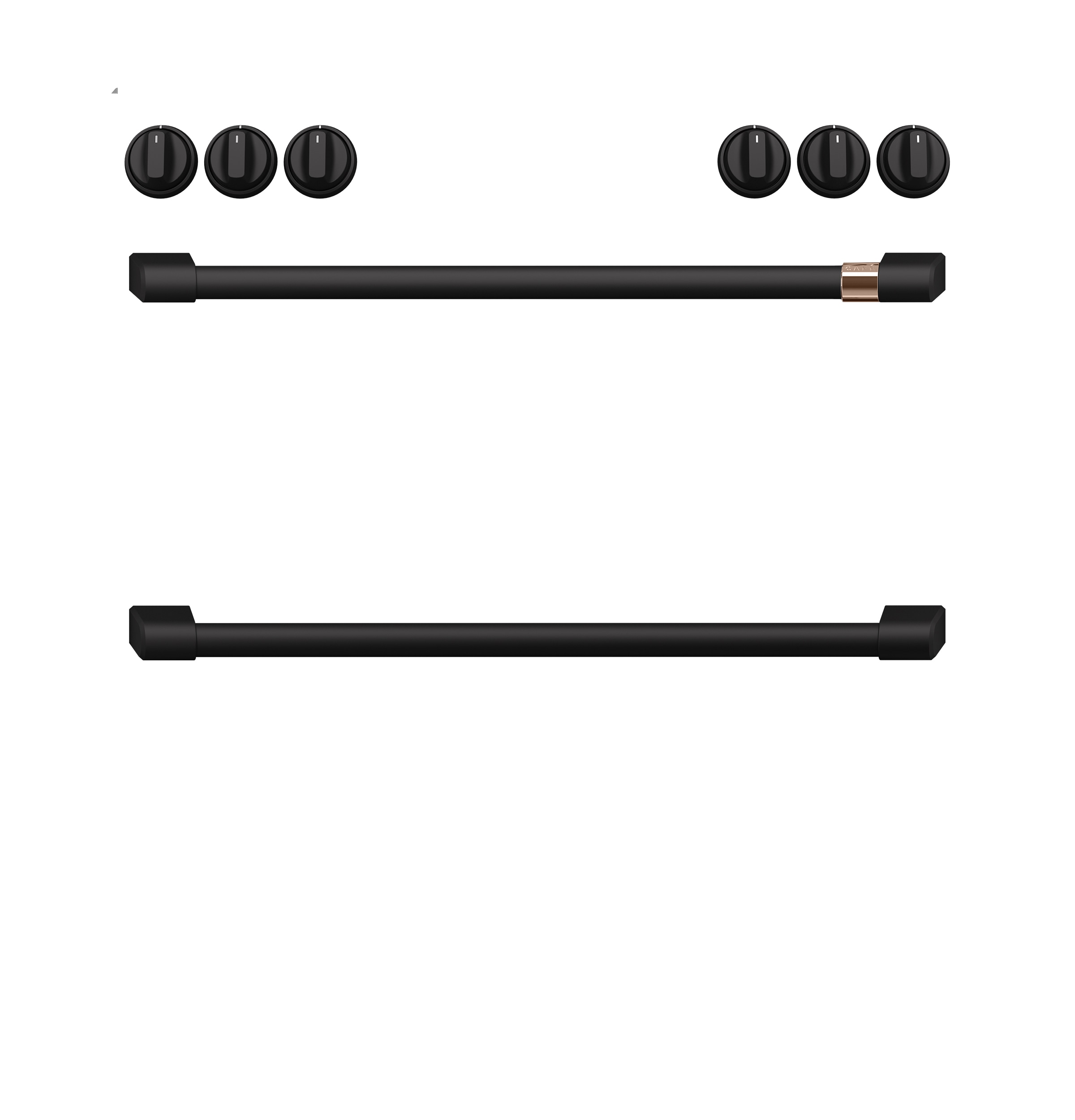 Cafe 30-in Gas range Handle and knob kit ( Flat Black )