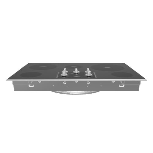 Whirlpool 36-in 5 burners Smooth Surface (Radiant) Stainless steel Electric Cooktop