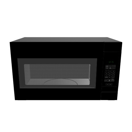 Amana 1 6 cu ft 1000 Watt Over the Range Microwave Black