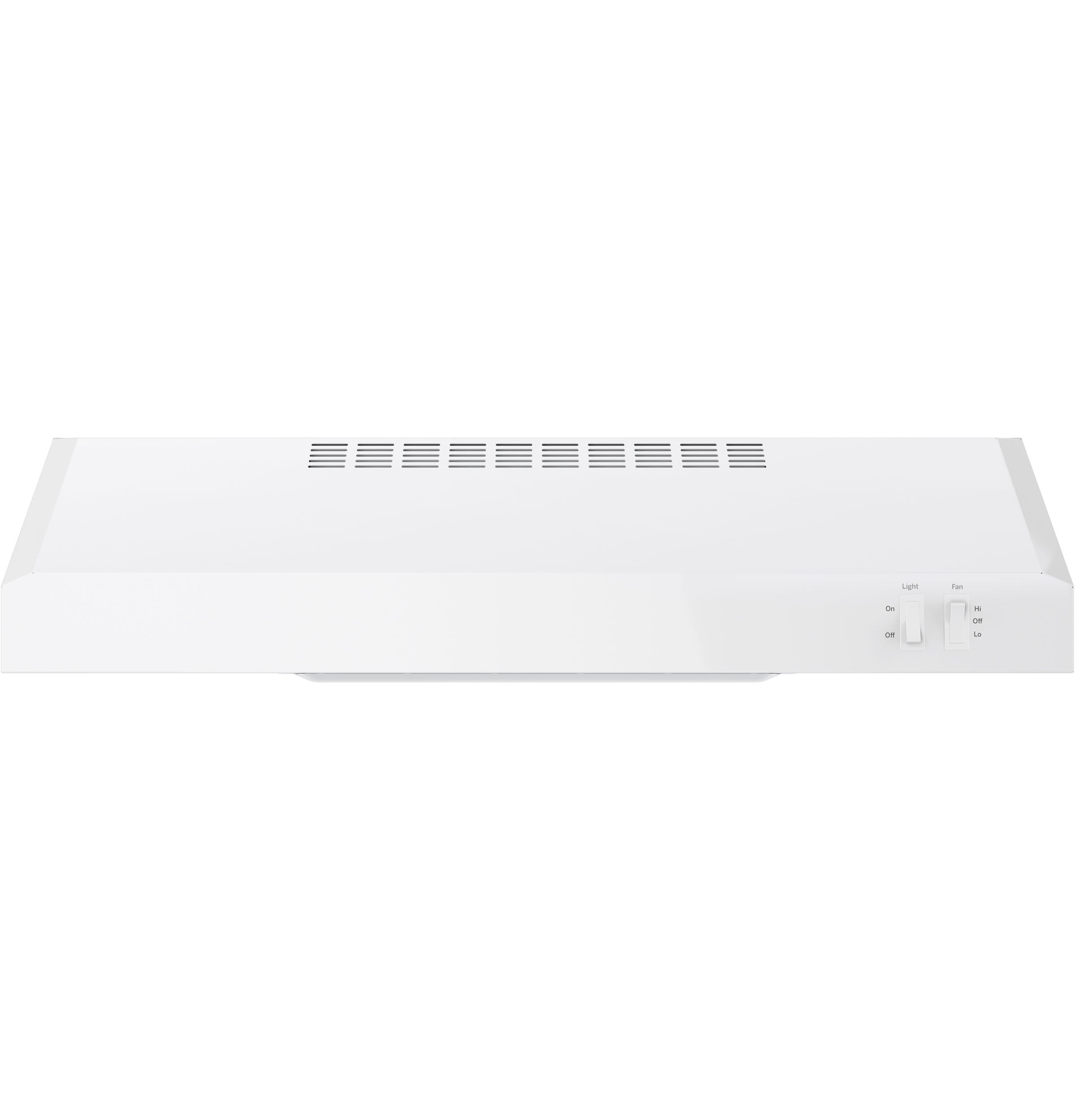 GE 24 in Ducted White Undercabinet Range Hood Common 24 in Actual 23 875 in