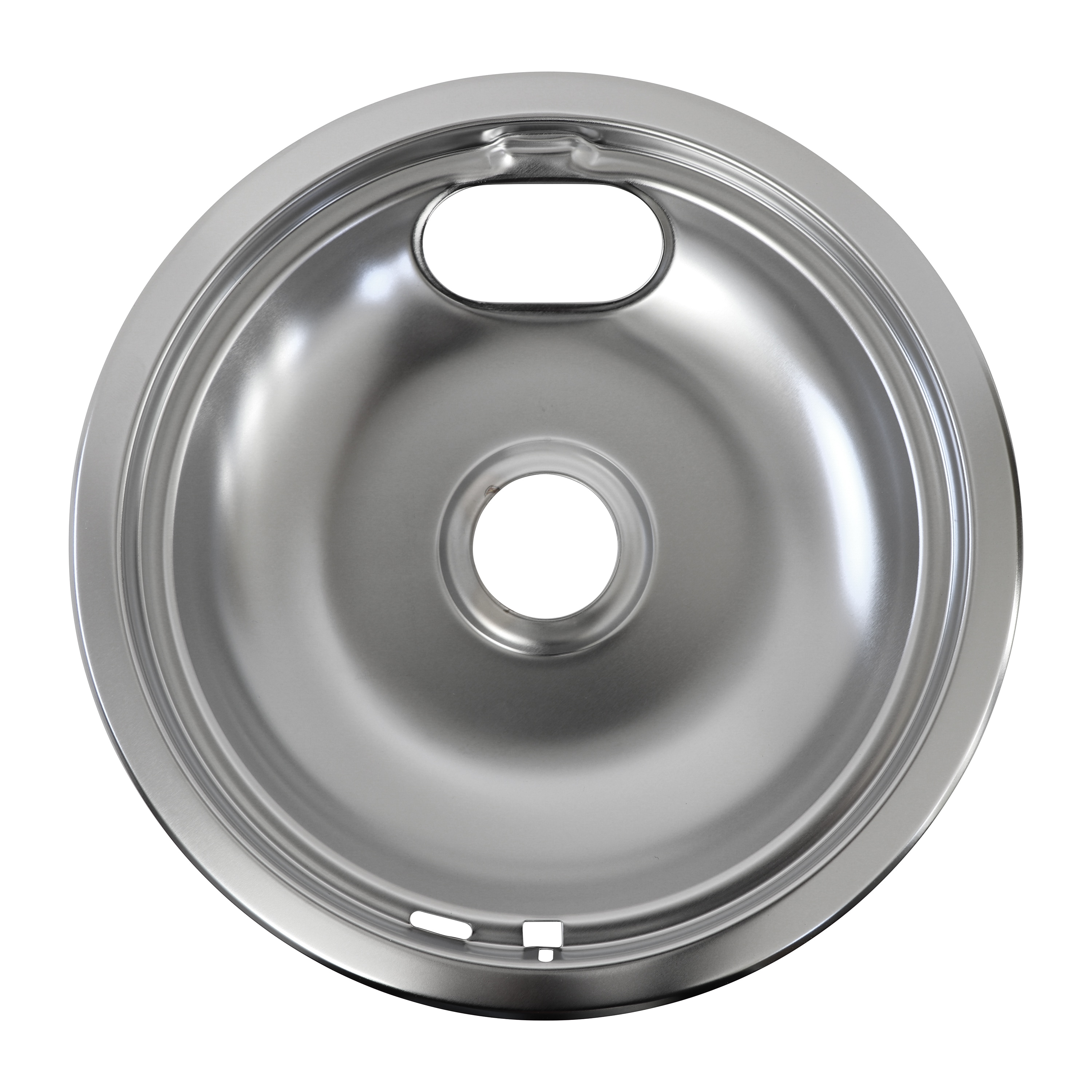 Whirlpool Electric range 8-in Drip pan and trim ring set ( Chrome )