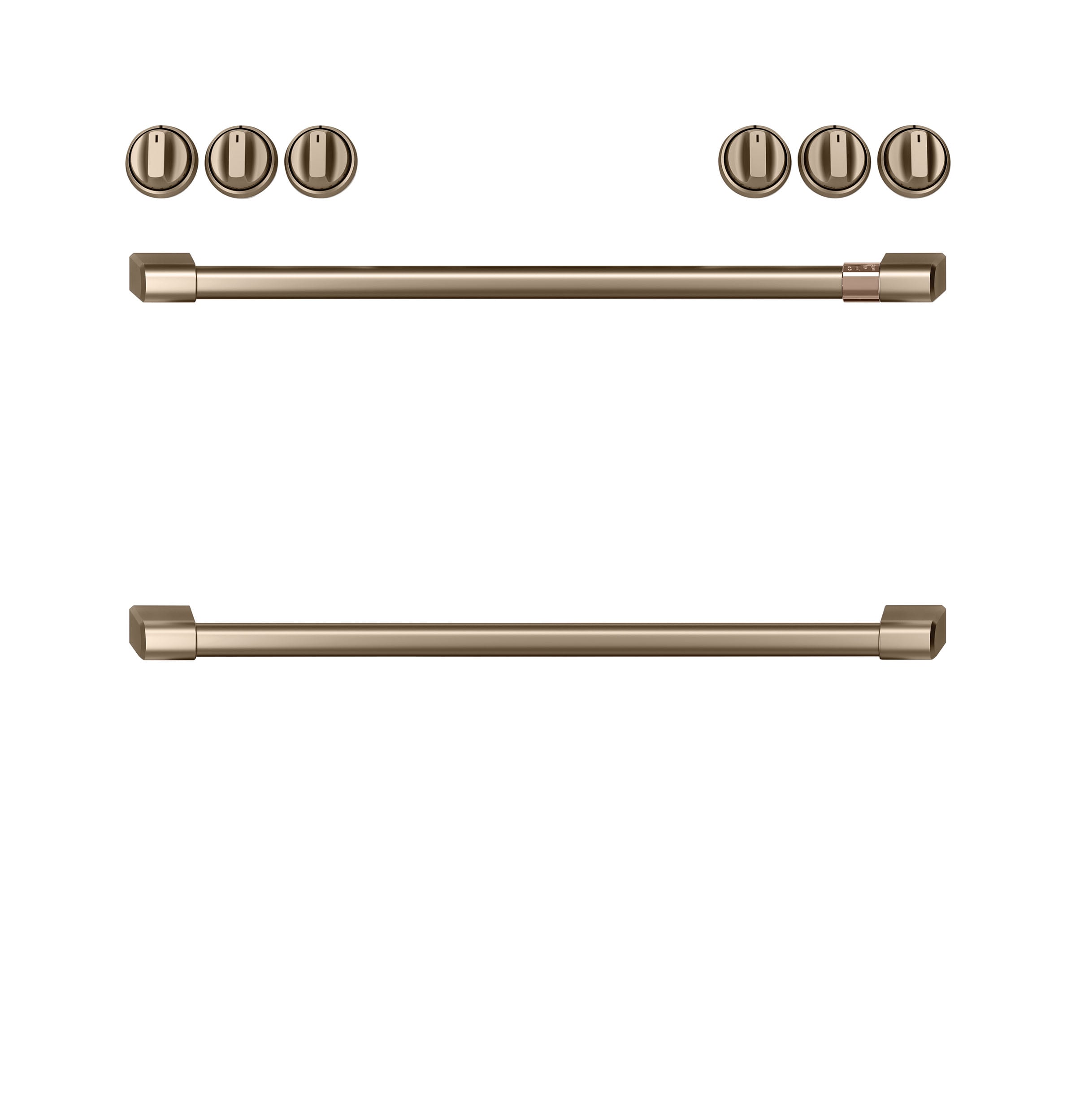 Cafe 30-in Gas range Handle and knob kit ( Brushed Bronze )