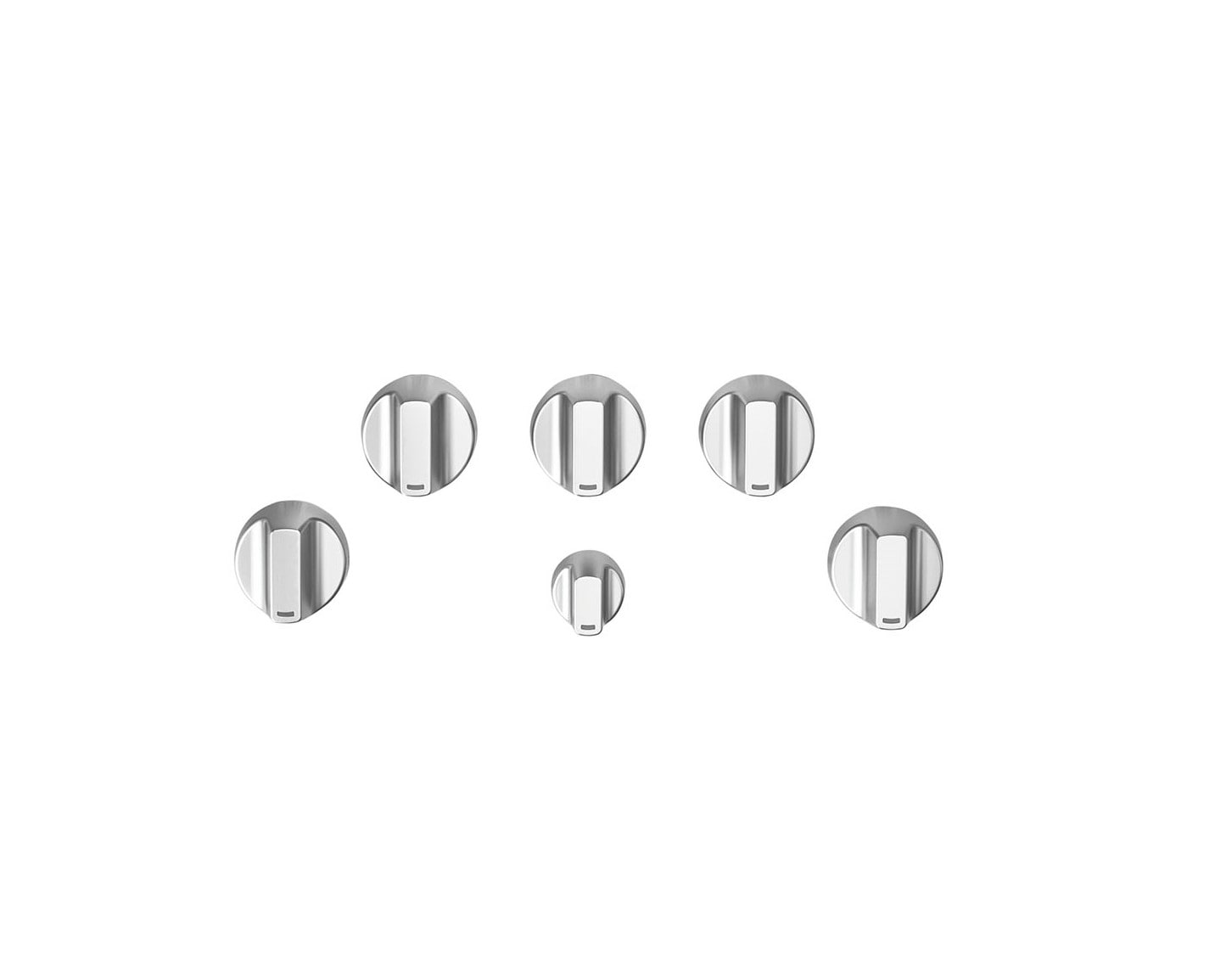Cafe 30-in Gas cooktop Knob kit ( Brushed Stainless )