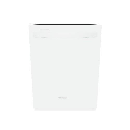 Whirlpool Large Capacity Built In Dishwasher with Tall Top Rack White