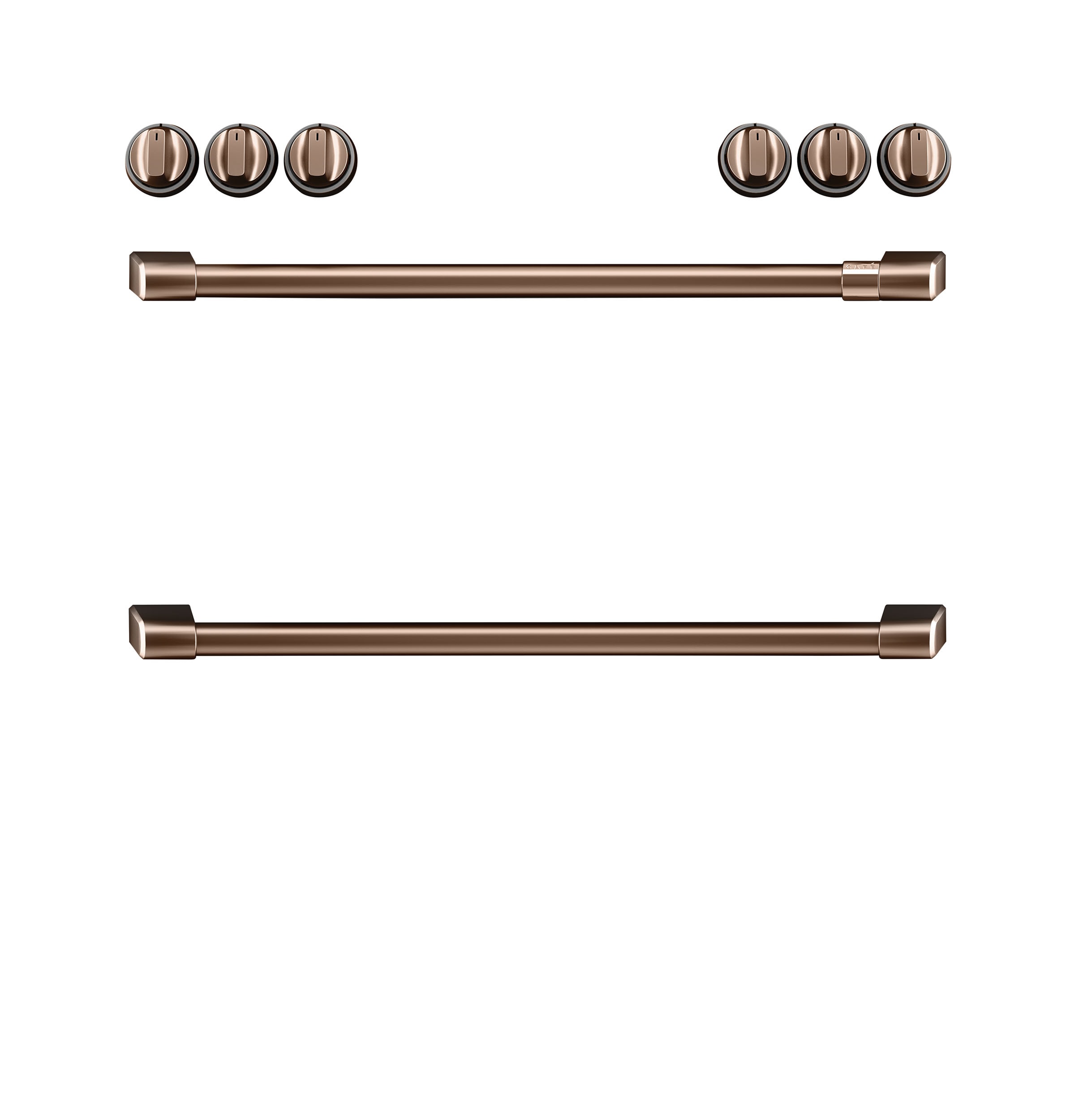 Cafe 30-in Induction range Handle and knob kit ( Brushed Copper )