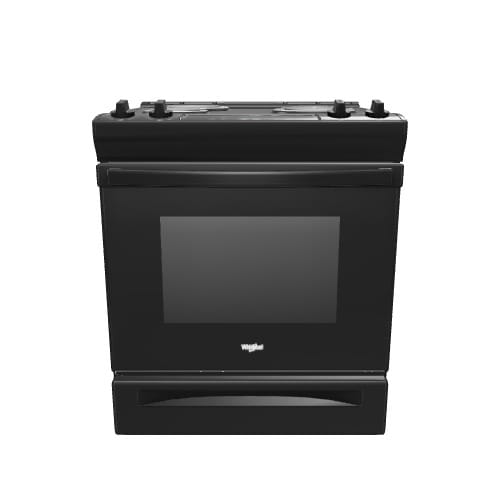 Whirlpool 30-in 4 burners 4.8-cu ft Slide-In Electric Range Black )