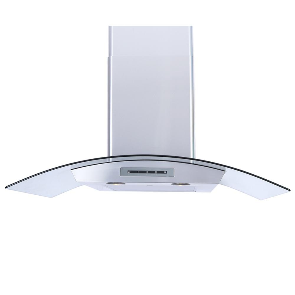 Windster Convertible Stainless Steel Wall Mounted Range Hood Common 36 Inch Actual 35 5 in