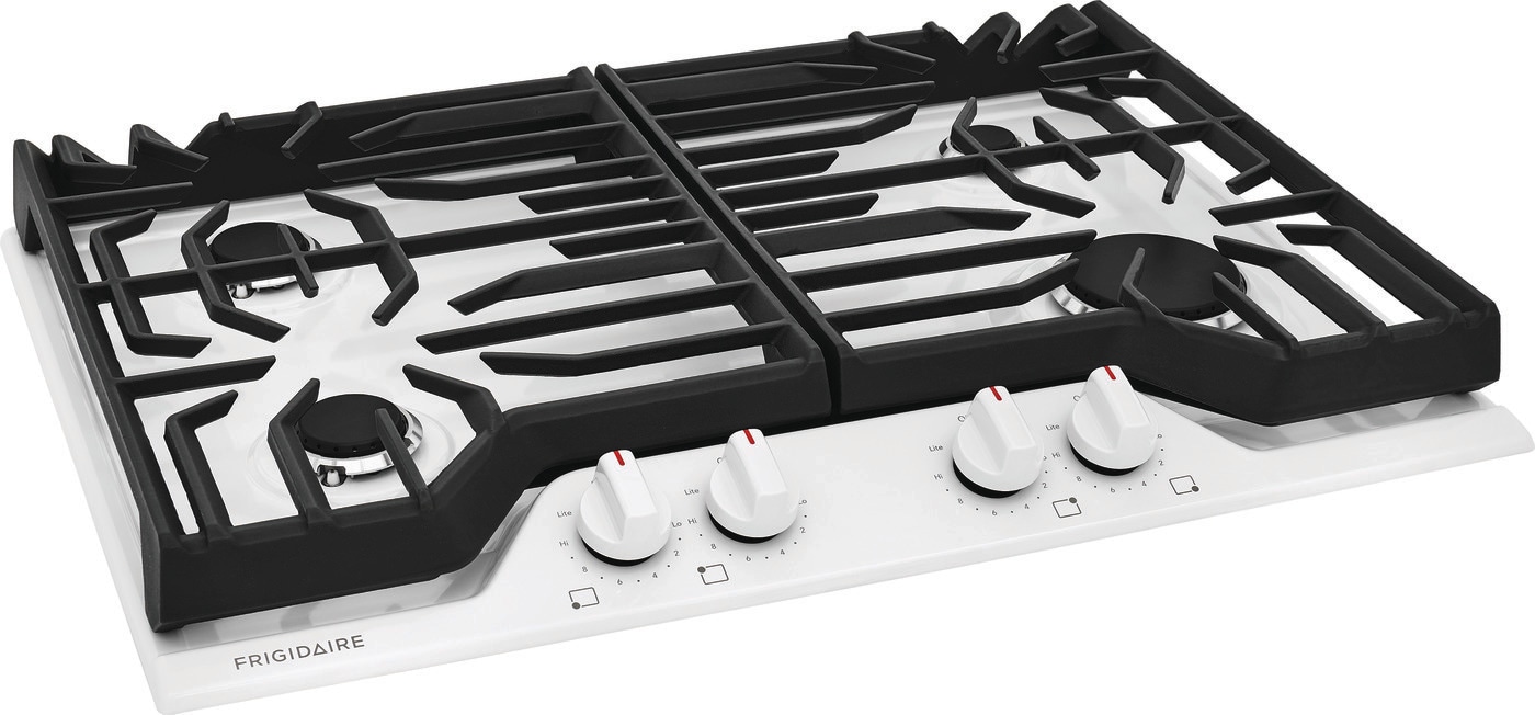 Frigidaire 30-in 4 burners White Gas Cooktop