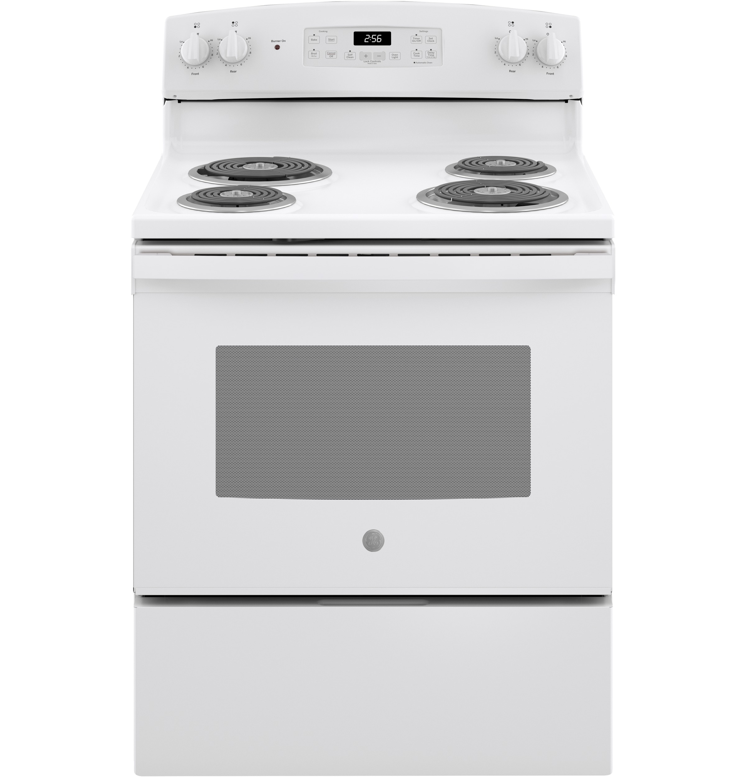 GE 30-in 4 burners 5.0-cu ft Freestanding Electric Range ( White )
