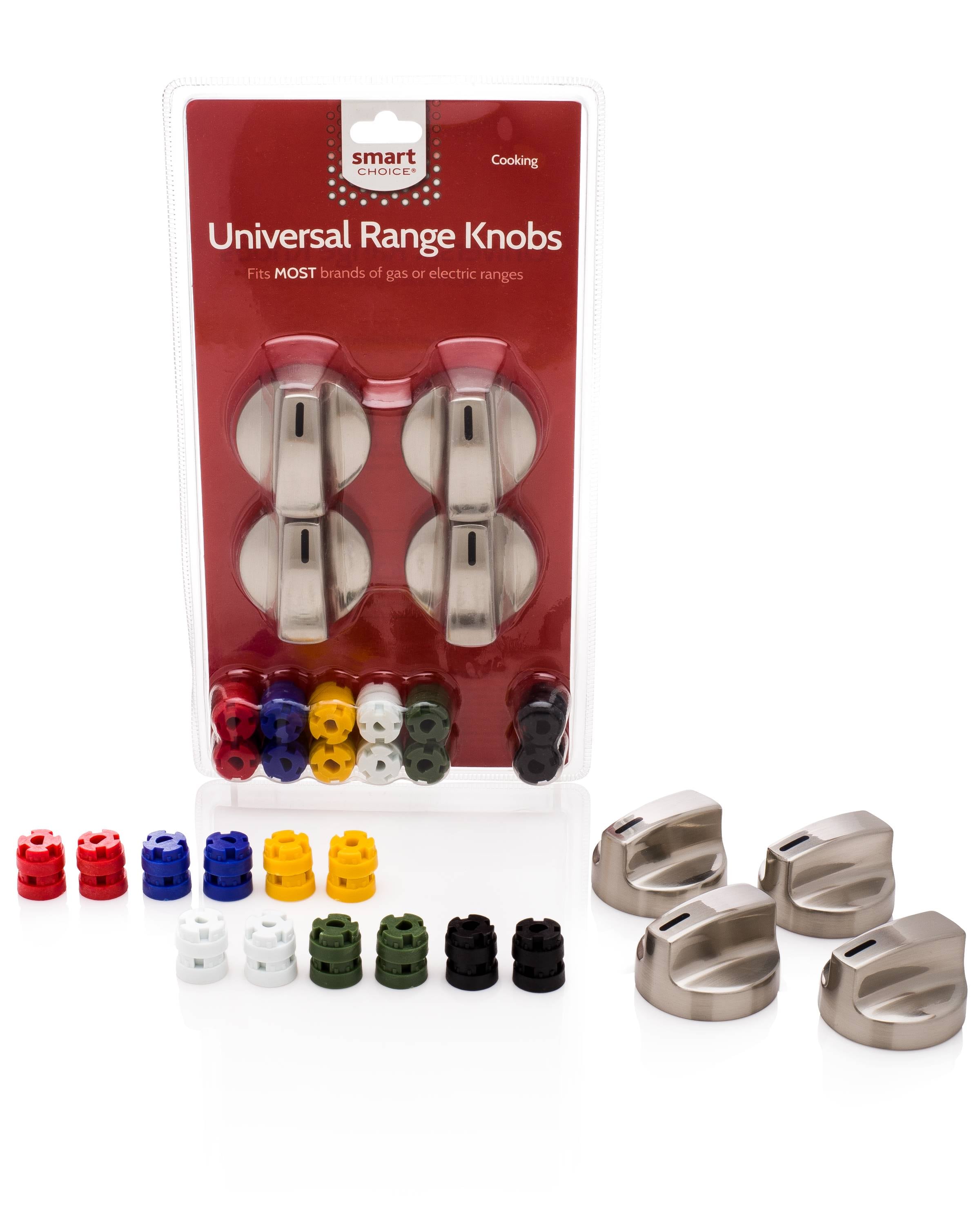 Smart Choice Universal Gas and electric range Knob kit ( Stainless Steel )