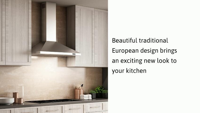 Broan 30 in 400 CFM Convertible Black Stainless Wall Mounted Range Hood
