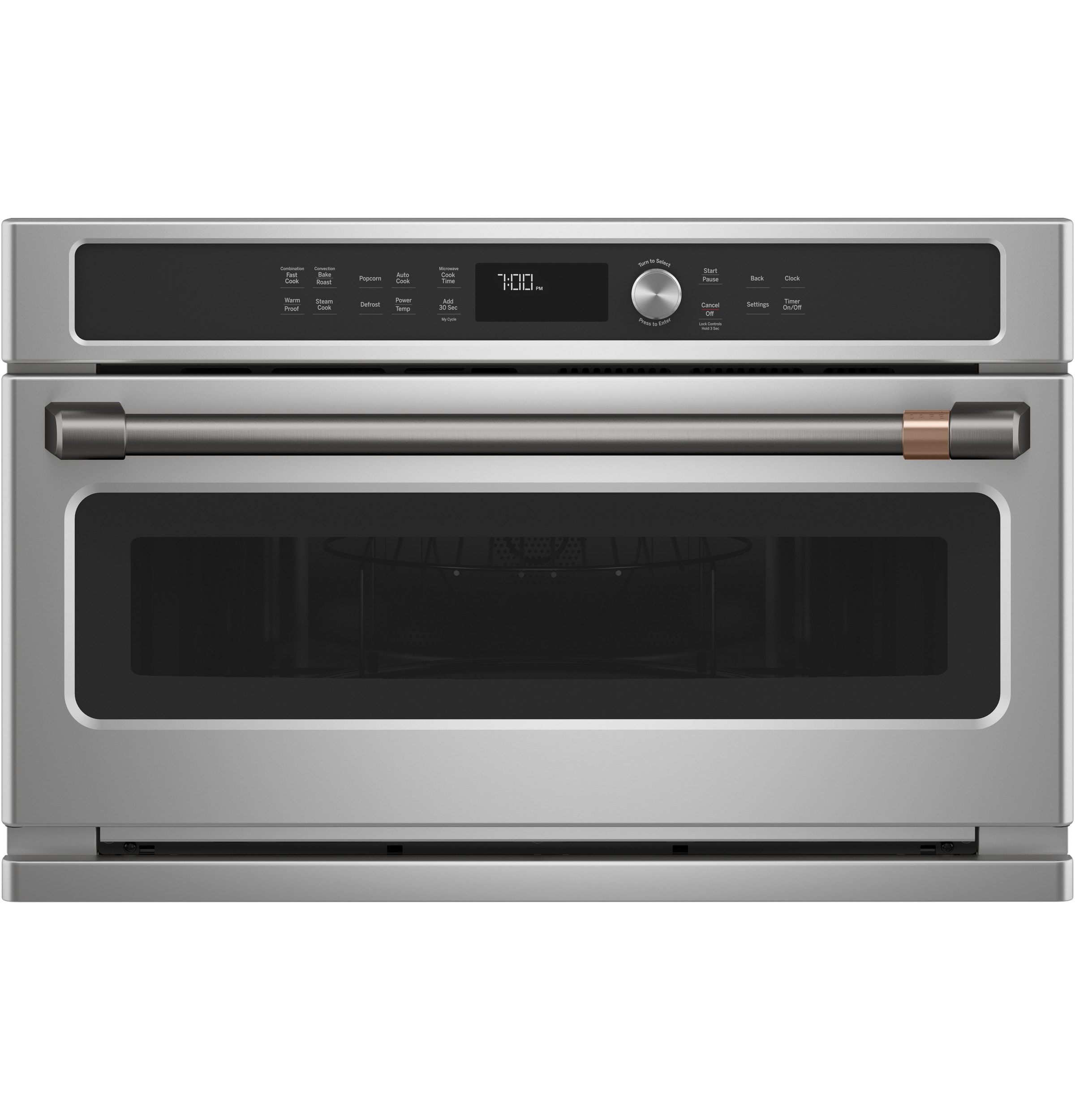 Cafe 30-in Wall oven handle ( Brushed Black )