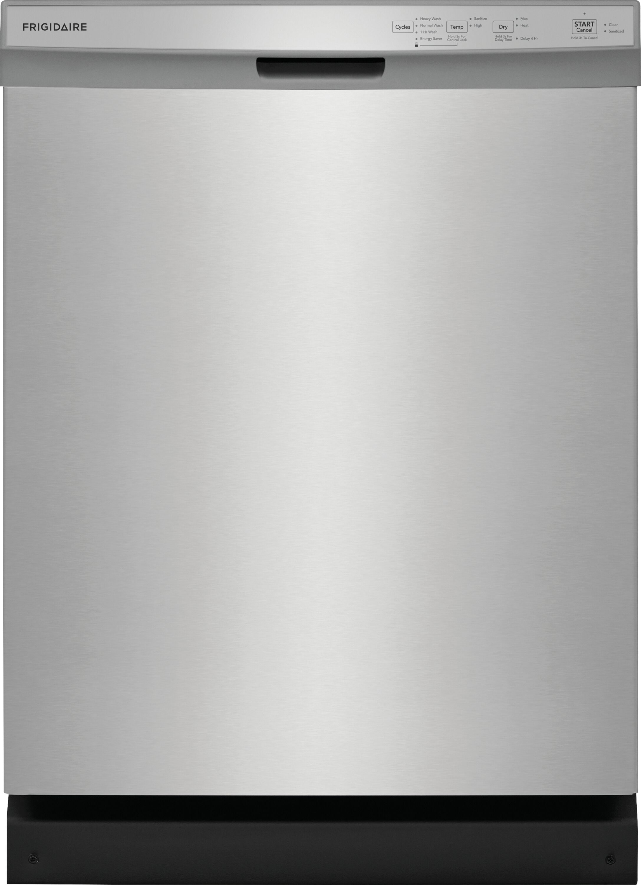 Frigidaire Front Control 24 in Built In Dishwasher Stainless Steel ENERGY STAR 54 dBA
