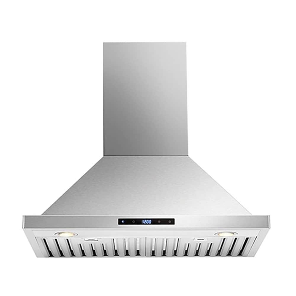 Cavaliere Convertible Stainless Steel Wall Mounted Range Hood Common 30 Inch Actual 29 5 in