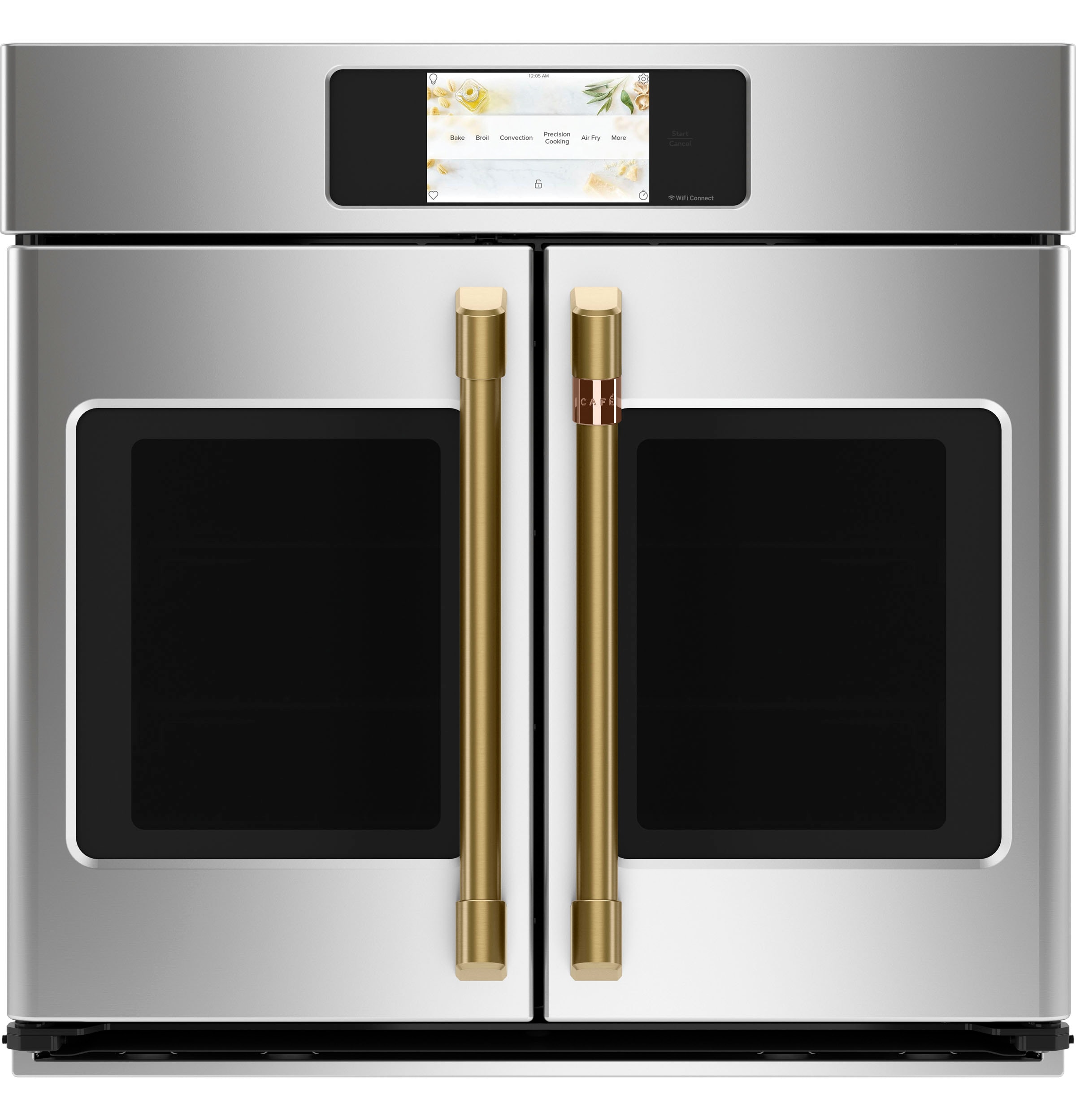 Cafe 30-in 4 -Pack Wall oven handle ( Brushed Brass )