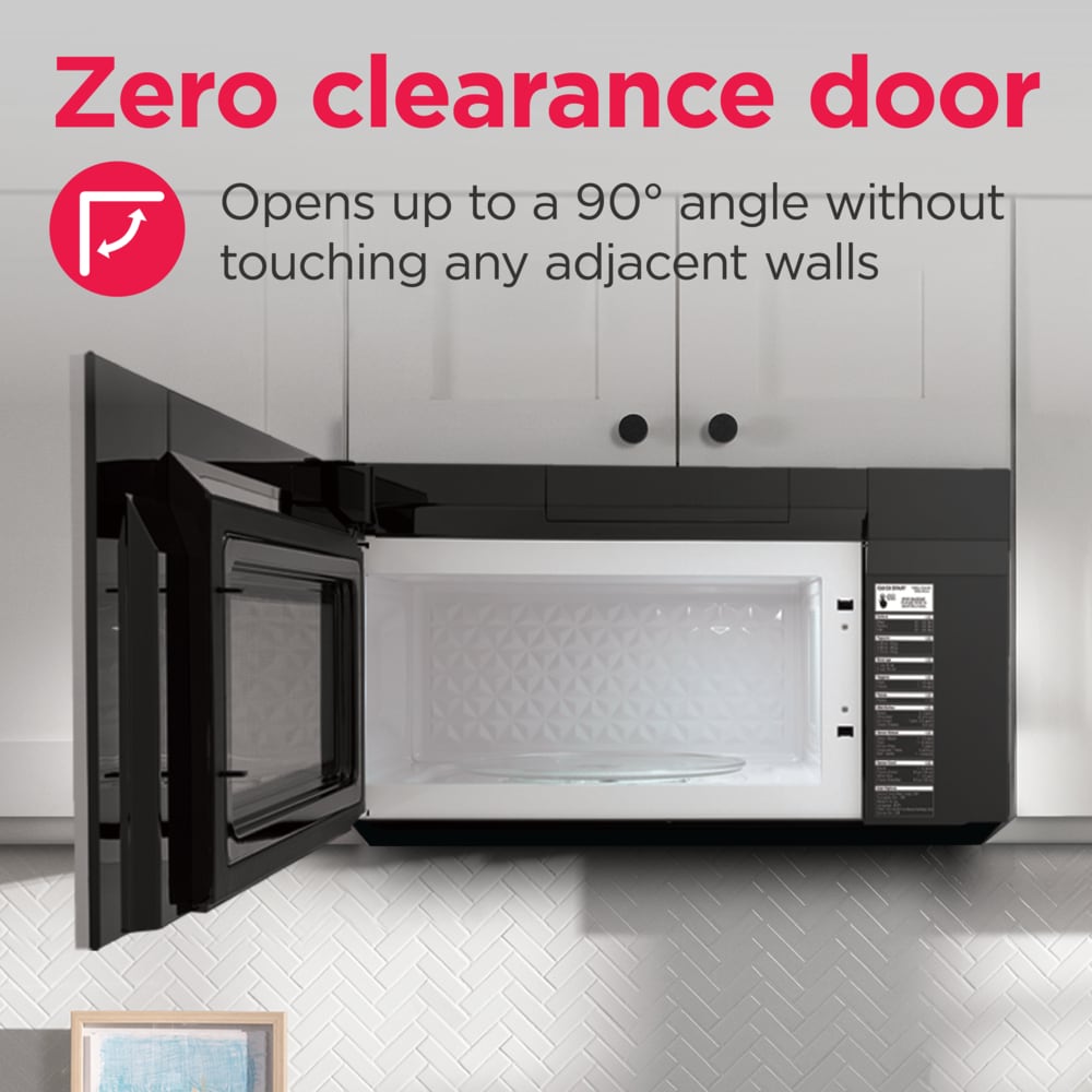 Frigidaire Gallery 1 9 cu ft 1000 Watt Over the Range Microwave with Sensor Cooking Fingerprint Resistant Stainless Steel