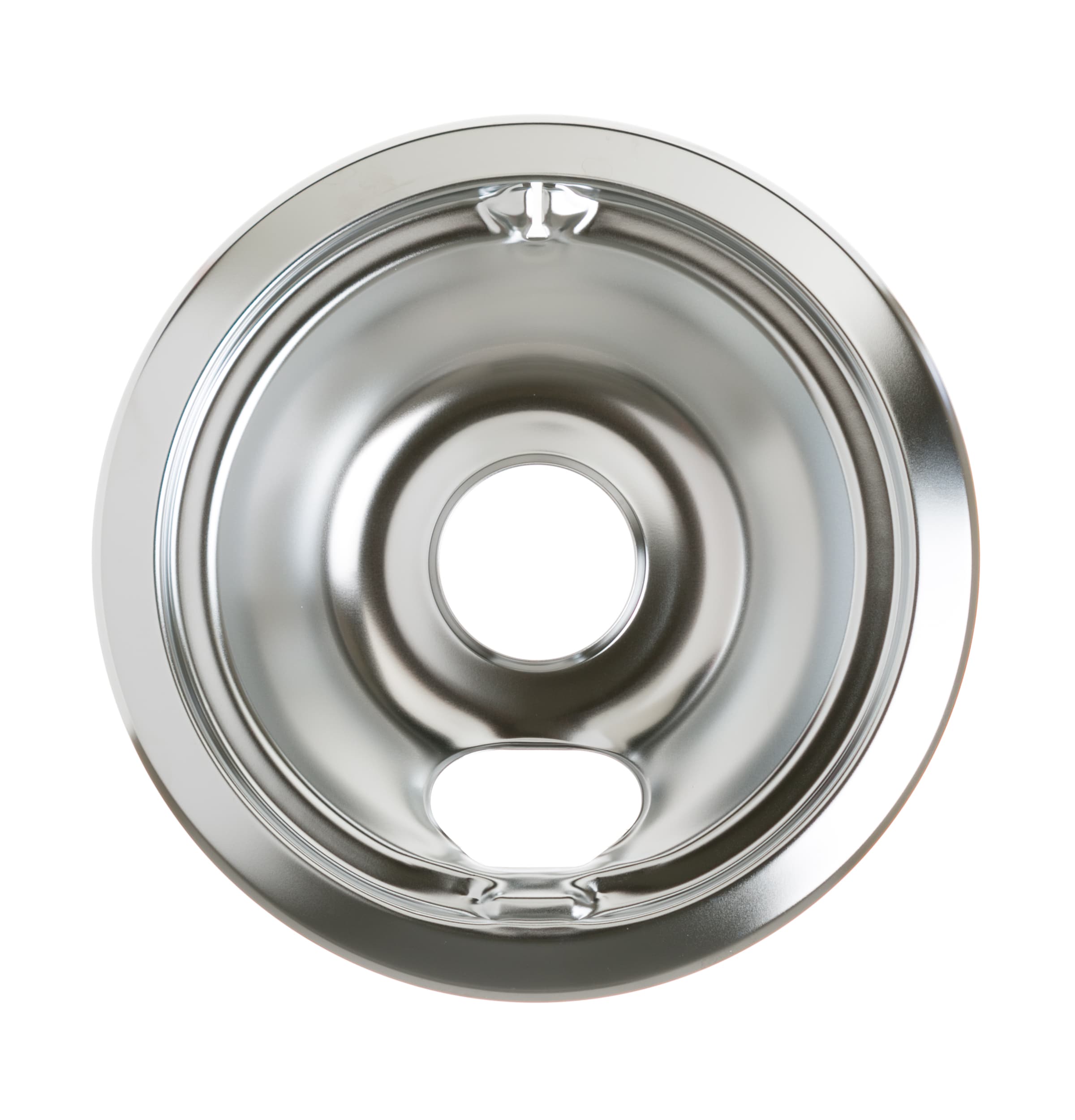 GE Universal Electric range 6-in Drip pan ( Chrome )