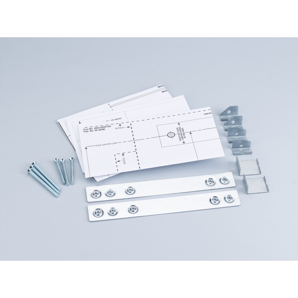 GE Countertop microwave Mounting kit ( Black )